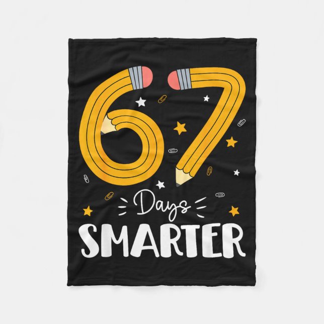 Couverture Polaire 67 Days Smarter Gen Alpha Slang 67 Meme Teachers S (Devant)