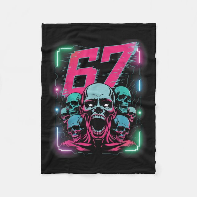 Couverture Polaire 67 Halloween Scp Horror Face Y Costume Shirt Horro (Devant)