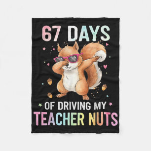 Couverture Polaire 67 jours à rendre mon professeur fou drôle Dabbing