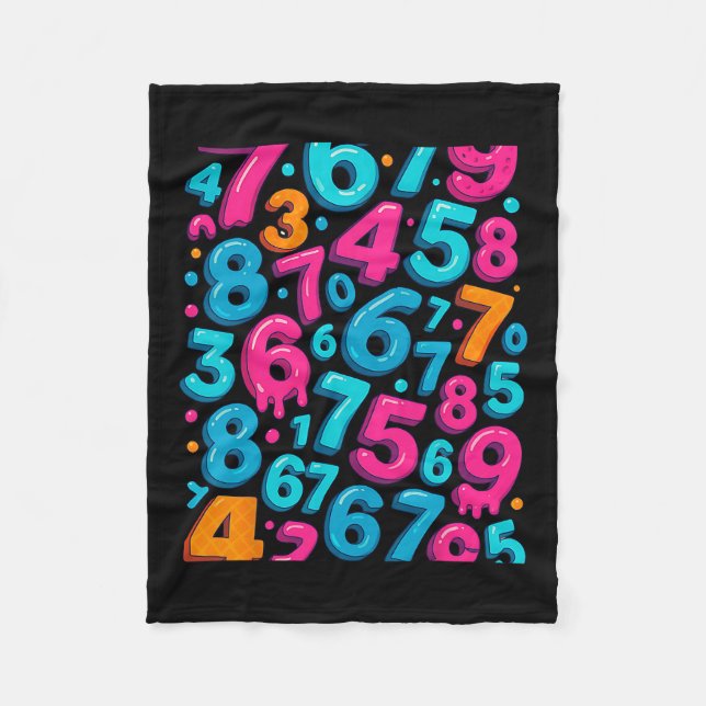 Couverture Polaire 67 Meme Caché Tendance Gen Z Alpha Six Seven 6 7  (Devant)