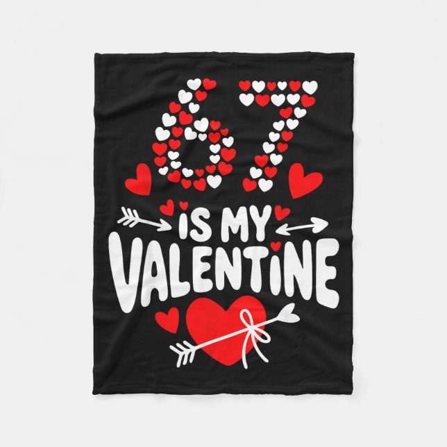 Couverture Polaire 67 Meme de la Saint-Valentin 67e Anniversaire 6 7  (Devant)