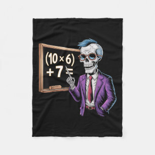 Couverture Polaire 67 Mème de professeur de mathématiques Brainrot Si