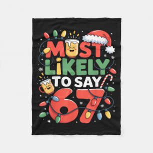 Couverture Polaire 67 Meme drôle de conception de Noël Meme le plus s