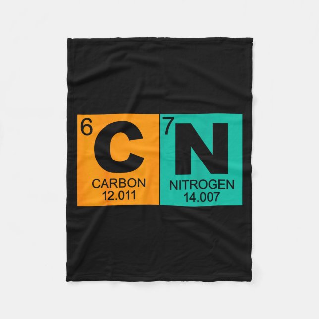 Couverture Polaire 67 Meme Funny Science Teacher Periodic Table Retro (Devant)