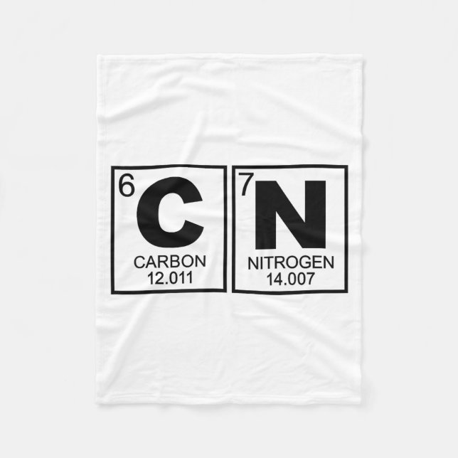 Couverture Polaire 67 Meme Funny Science Teacher Periodic Table Retro (Devant)