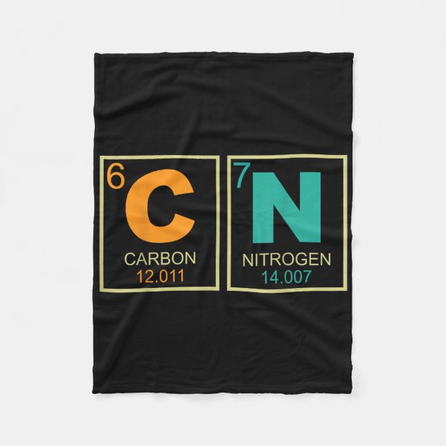 Couverture Polaire 67 Meme Funny Teacher Science Periodic Table Retro (Devant)