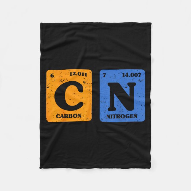 Couverture Polaire 67 Meme Funny Teacher Science Periodic Table Retro (Devant)