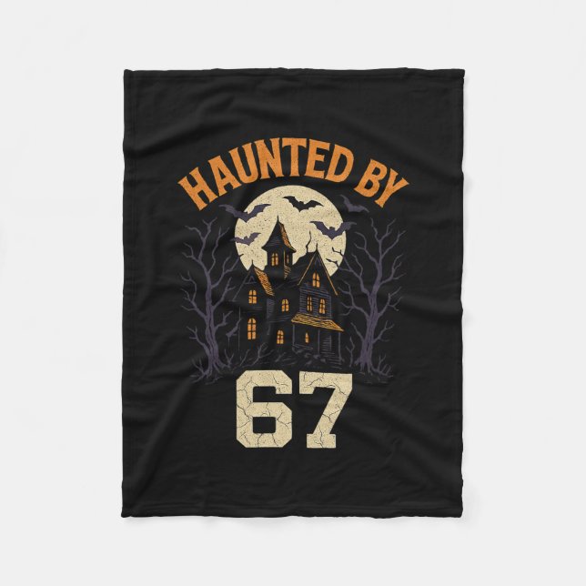 Couverture Polaire 67 Meme Halloween Costume Haunted  (Devant)