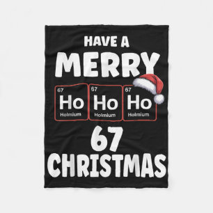 Couverture Polaire 67 Meme Ho Ho Ho Holmium Élément Chimique 67 Peri