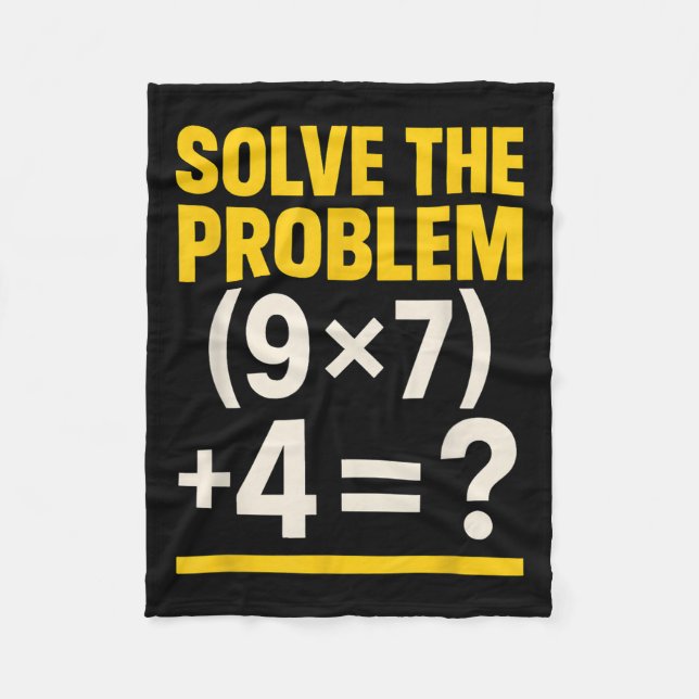 Couverture Polaire 67 Meme Prof de Maths Drôle École 6-7 Pourriture C (Devant)