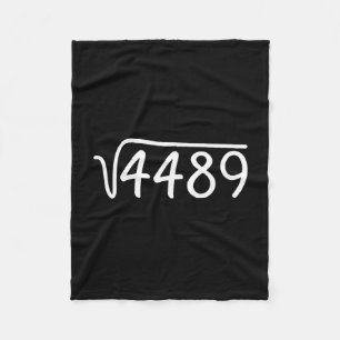 Couverture Polaire 67 Meme Racine Carrée 4489 Teen Six Seven Argot Ma