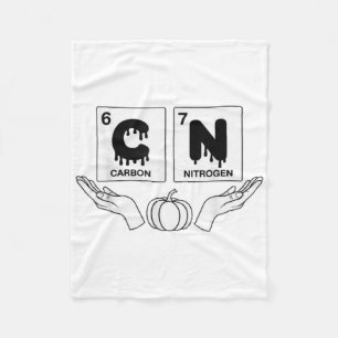 Couverture Polaire 67 Mème Science Chimie Drôle Citrouille Art Nerd J
