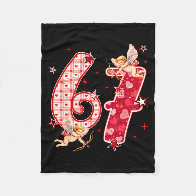 Couverture Polaire 67 Meme Six Seven For Kids Women Men Boys Girls Va (Devant)