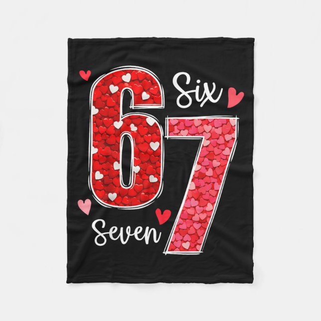 Couverture Polaire 67 Meme Six Seven For Kids Women Men Boys Girls Va (Devant)