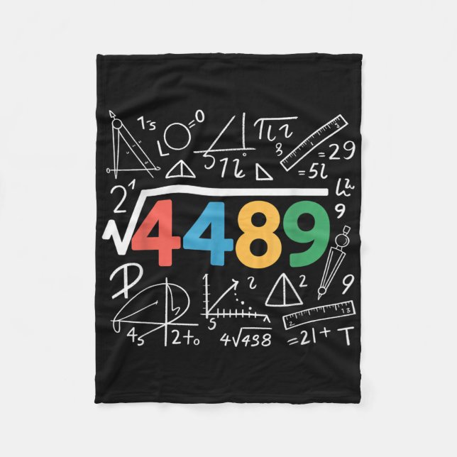 Couverture Polaire 67 Meme Square Root 4489 Slang Six Seven Math Teac (Devant)