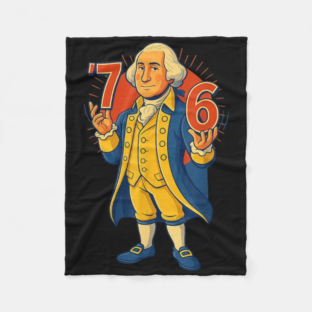 Couverture Polaire 67 mèmes drôles de George Washington Six Seven Gen (Devant)