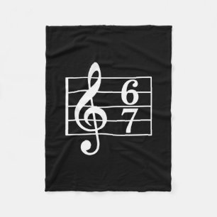 Couverture Polaire 67 Musique Mème Argot Musicien Enfants Drôle Prof 