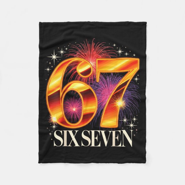 Couverture Polaire 67 New Years Eve Party Pajama Shirt 6 7 Meme 67 20 (Devant)