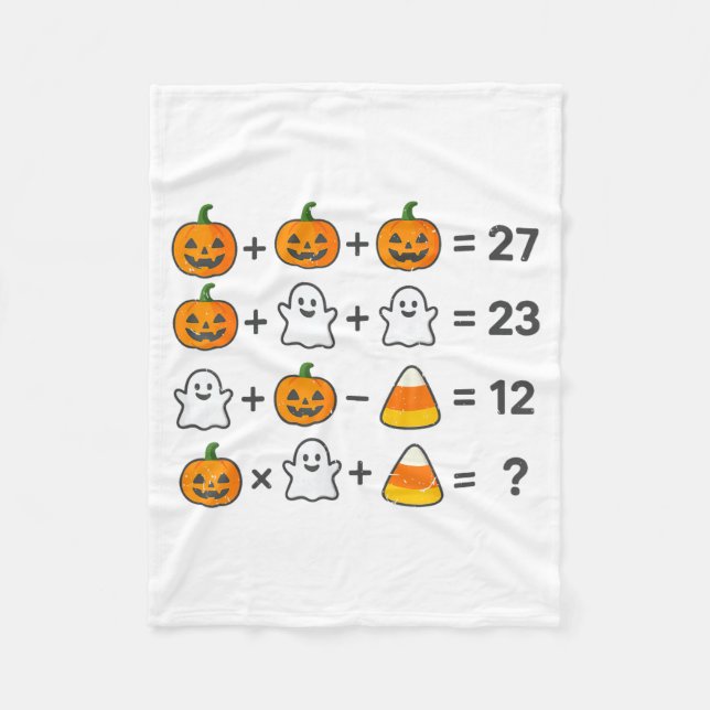Couverture Polaire 67 Order Operations Math Teacher Halloween Costume (Devant)