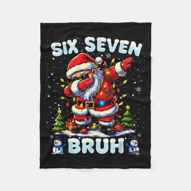 Couverture Polaire 67 Six Seven Burh Funny Christmas 6 7 Meme Men Wom (Devant)