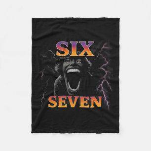 Couverture Polaire 67 Six Seven Contrefaçon 6 7 Conception de Meme Dr