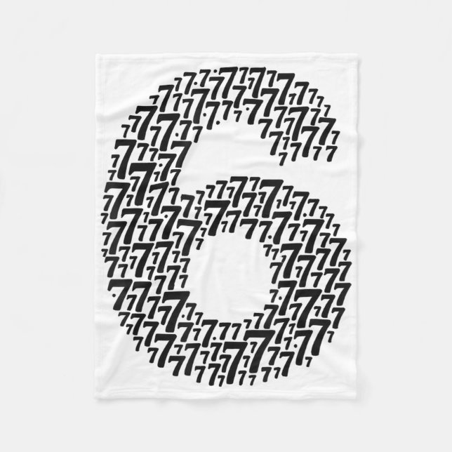 Couverture Polaire 67 Six Seven Cool Conception Correspondante 6 Et 7 (Devant)