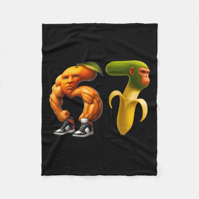 Couverture Polaire 67 Six Seven Italian Brainrot Meme Couple Matching (Devant)