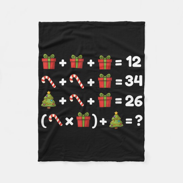 Couverture Polaire 67 Six Seven Meme Math Christmas Equation Logic Pu (Devant)
