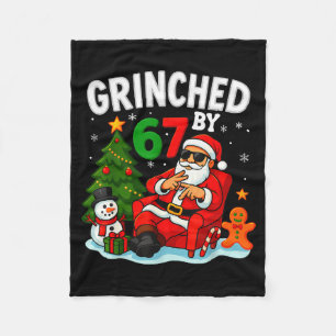 Couverture Polaire 67 Six Seven Mème Noël Grinché Par 6-7 Gen Al