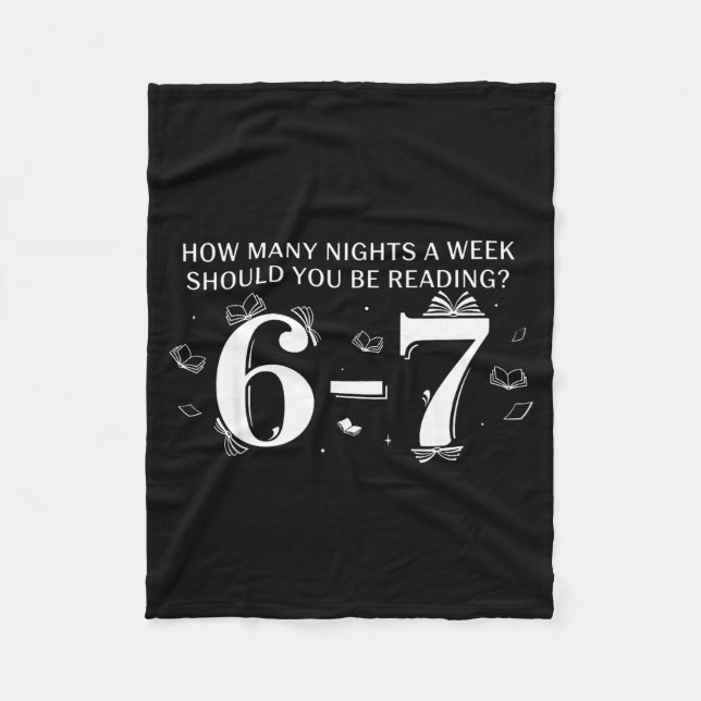 Couverture Polaire 67 Teacher How Many Nights A Week Should You Be Re (Devant)