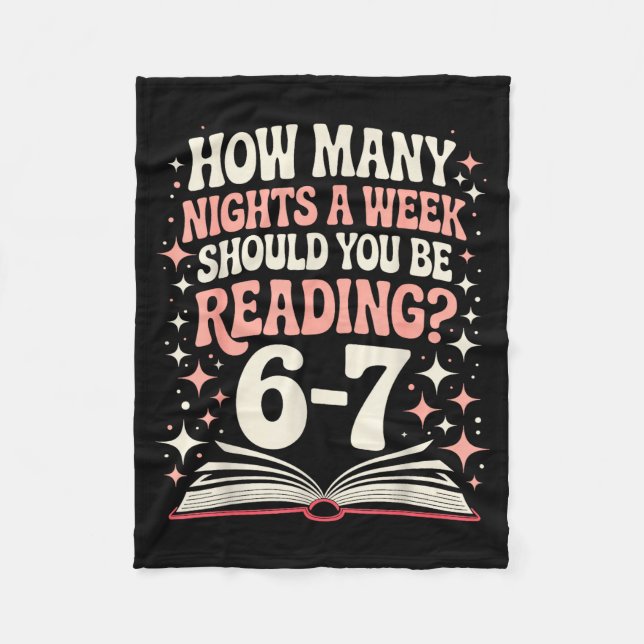 Couverture Polaire 67 Teacher How Many Nights A Week Should You Be Re (Devant)