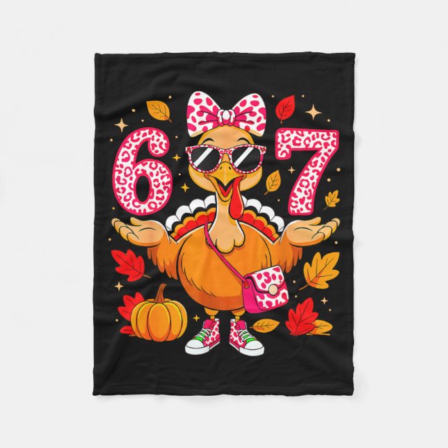Couverture Polaire 67 Thanksgiving Funny Turkey Thanksgiving 67 Turke (Devant)