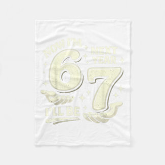 Couverture Polaire 6 7 Anniversaire 6 Ans Anniversaire Garçon 67 Mème
