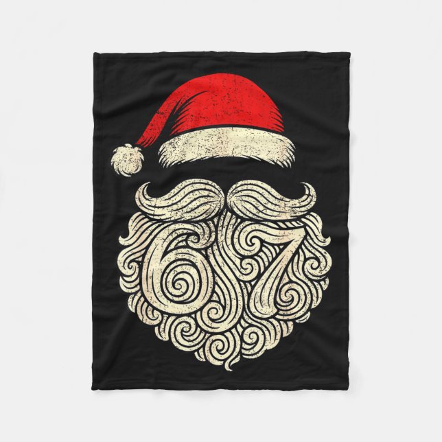 Couverture Polaire 6 7 Christmas 67 Santa Six Seven Christmas Boys Te (Devant)