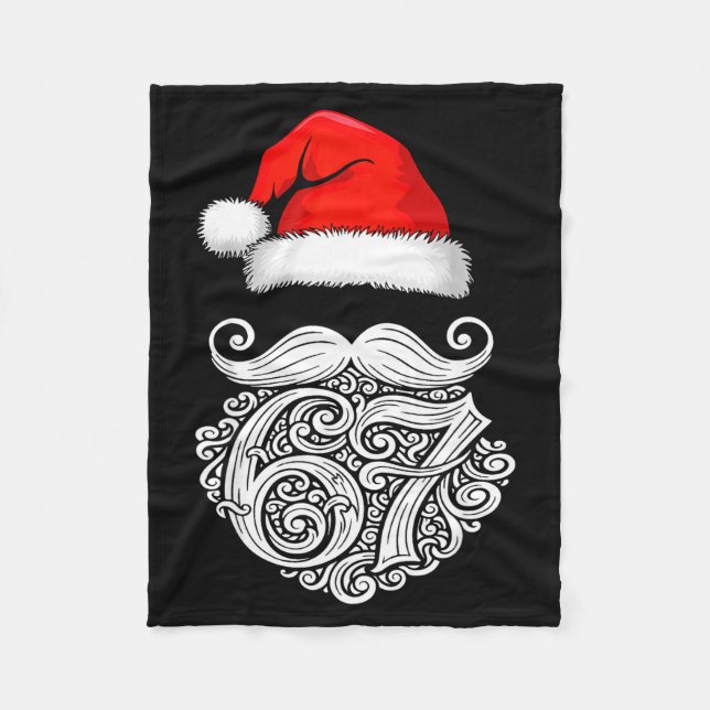 Couverture Polaire 6 7 Christmas 67 Santa Six Seven Christmas Boys Te (Devant)