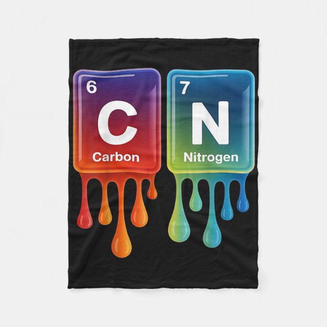 Couverture Polaire 6 7 Drôle Science Chimie Professeur Tableau Périod (Devant)