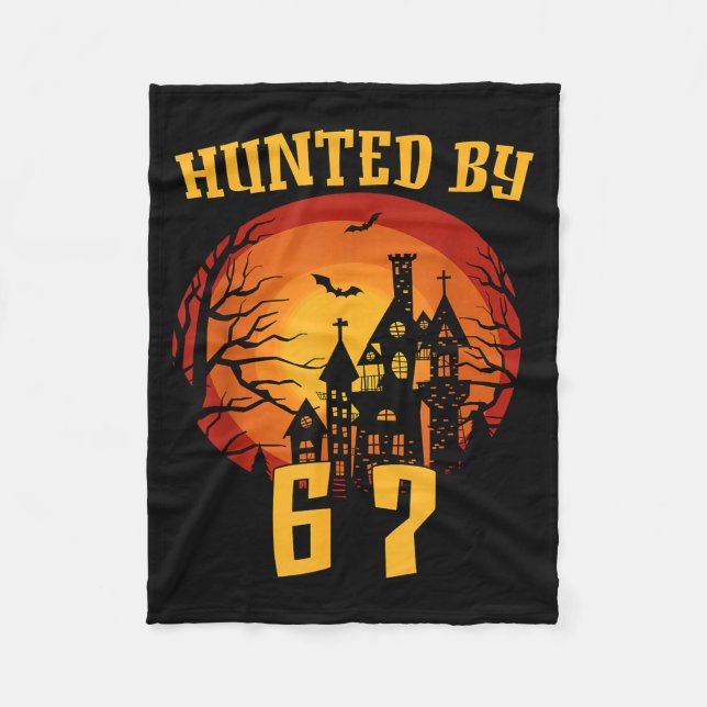 Couverture Polaire 6 7 halloween 67 mème six sept hanté gen alpha (Devant)