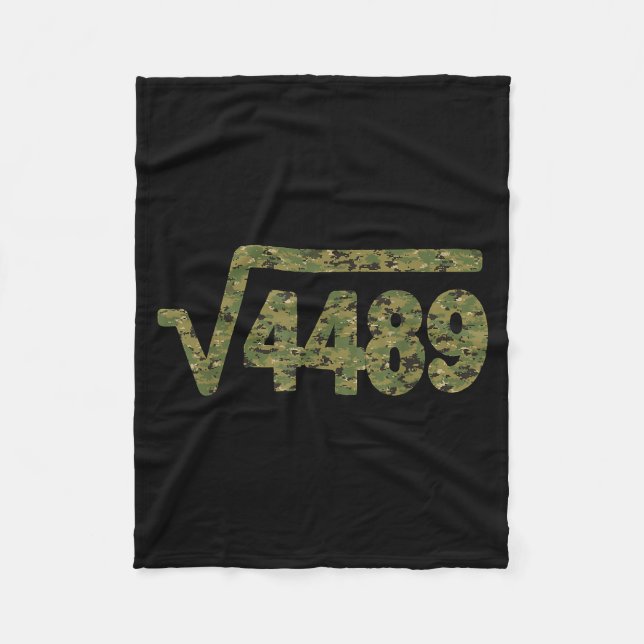 Couverture Polaire 6 7 Modèle de l'armée Mème Racine carrée 4489 Argo (Devant)
