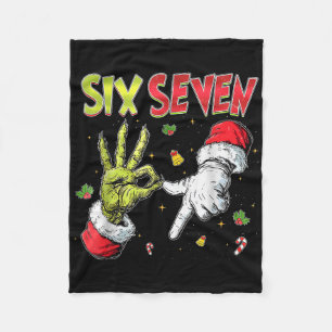 Couverture Polaire 6 7 Six Seven Main Génération Z Alpha Argot Meme N