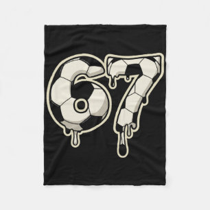 Couverture Polaire 6 7 Soccer Ll Drip Graphic Six Seven Meme
