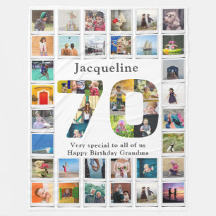 Couverture Polaire 70e anniversaire Famille Modèle photo Grand