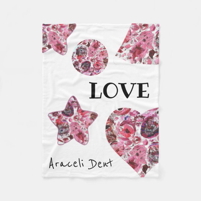 Couverture polaire, 76,2 cm x 101,6 cm Rouge (Devant)