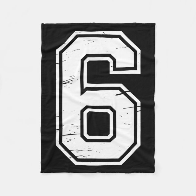 Couverture Polaire 7 Number 67 Six Seven Meme  (Devant)