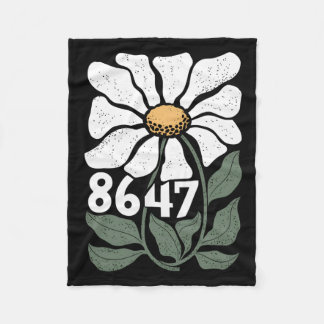 Couverture Polaire 8647 Résistez Subtil Daisy Floral Foxtrot Delta Ta