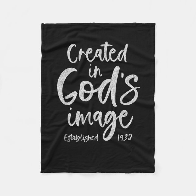 Couverture Polaire 90 ans Vieux Jésus chrétien 1932 90e anniversaire (Devant)