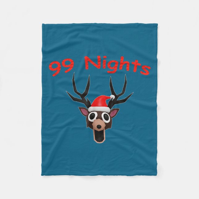 Couverture Polaire 99 Nights Christmas Deer Gamer Fan Merch  (Devant)