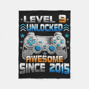 Couverture Polaire 9e 9 ans Anniversaire Enfants Garçon Gamer 9 ans N