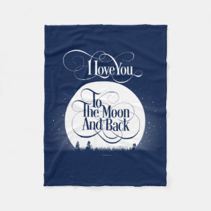 Couverture Polaire À la lune et au dos