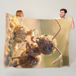Couverture Polaire À la recherche de l'or des fleurs.4