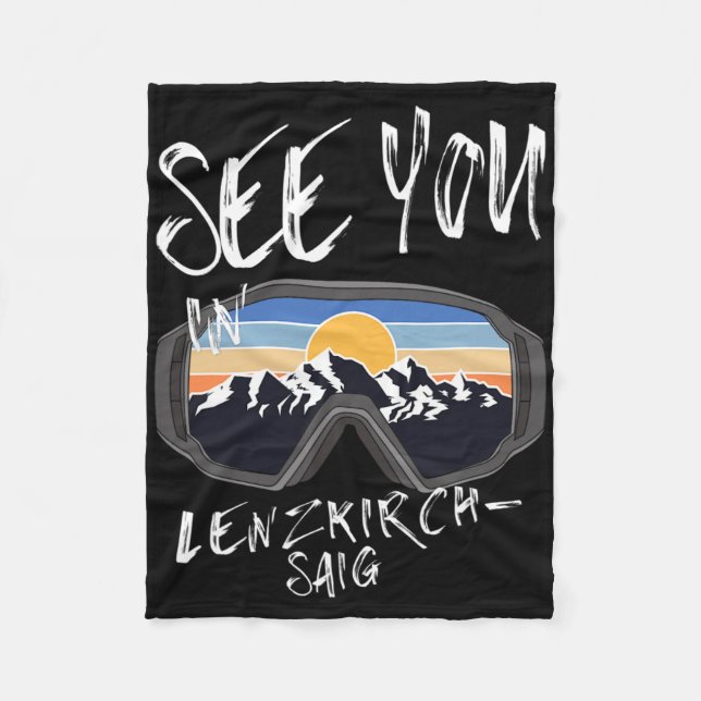 Couverture Polaire À Lenzkirch, Allemagne Vacances Ski Gog (Devant)